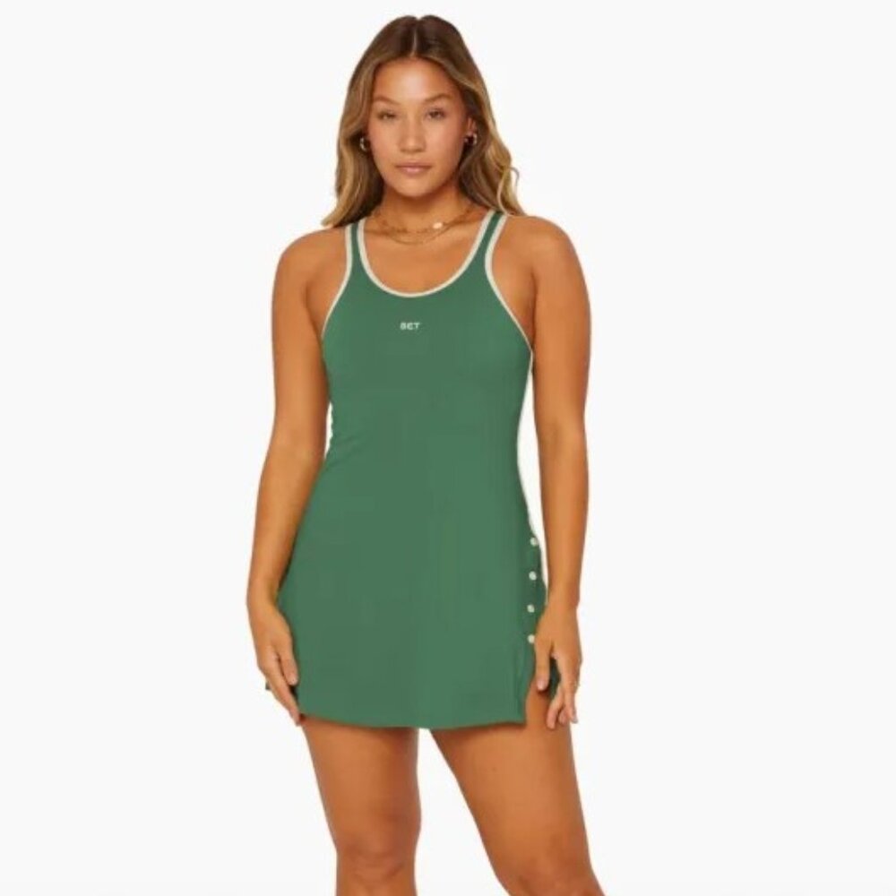 SET Active SPORTBODY Sweetheart Dress Green size Medium